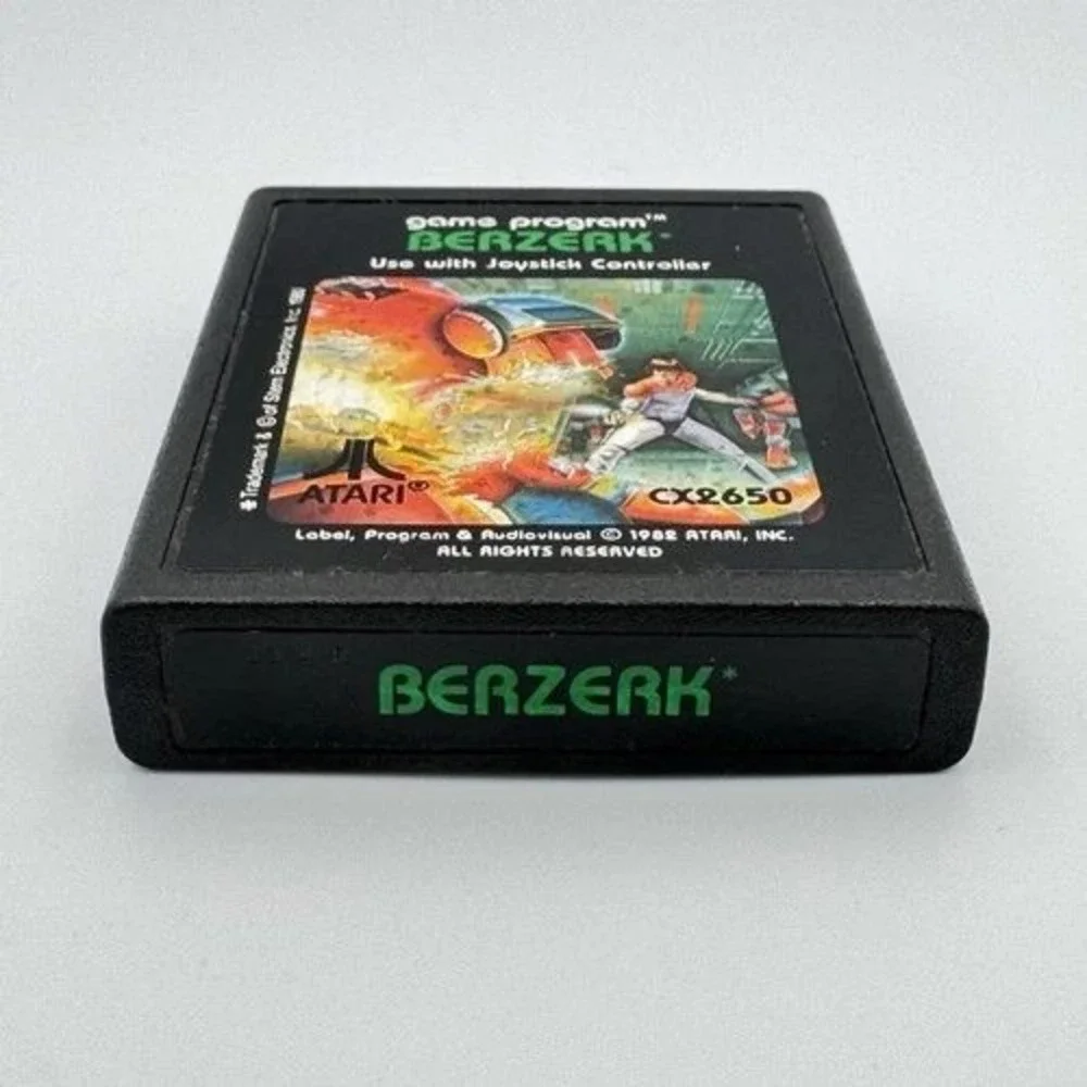 Atari 2600 Berzerk Game Cartridge‎ CX2650 Retro Video Game 1982